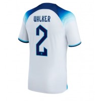 Koszulka piłkarska Anglia Kyle Walker #2 Strój Domowy MŚ 2022 tanio Krótki Rękaw